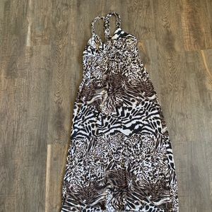 Animal print maxi